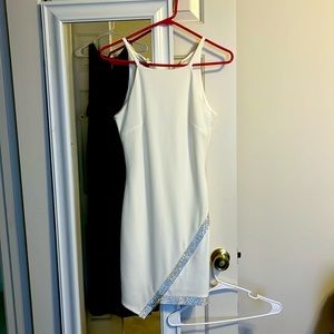 White cocktail dress